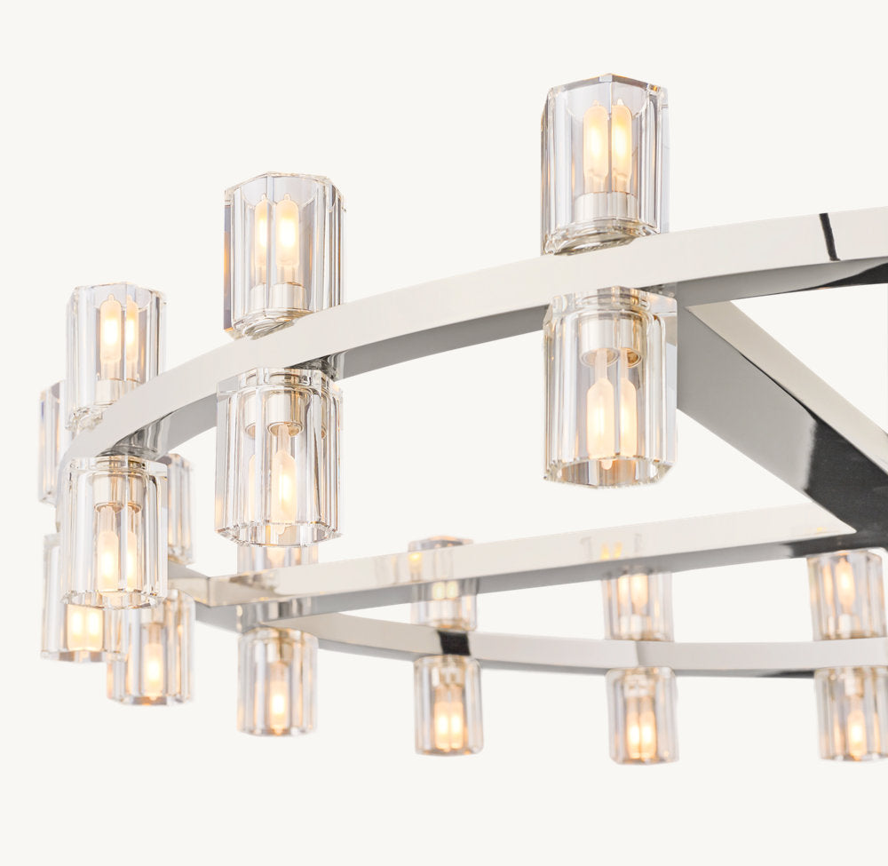 ARCACHON LED ROUND CHANDELIER 36"