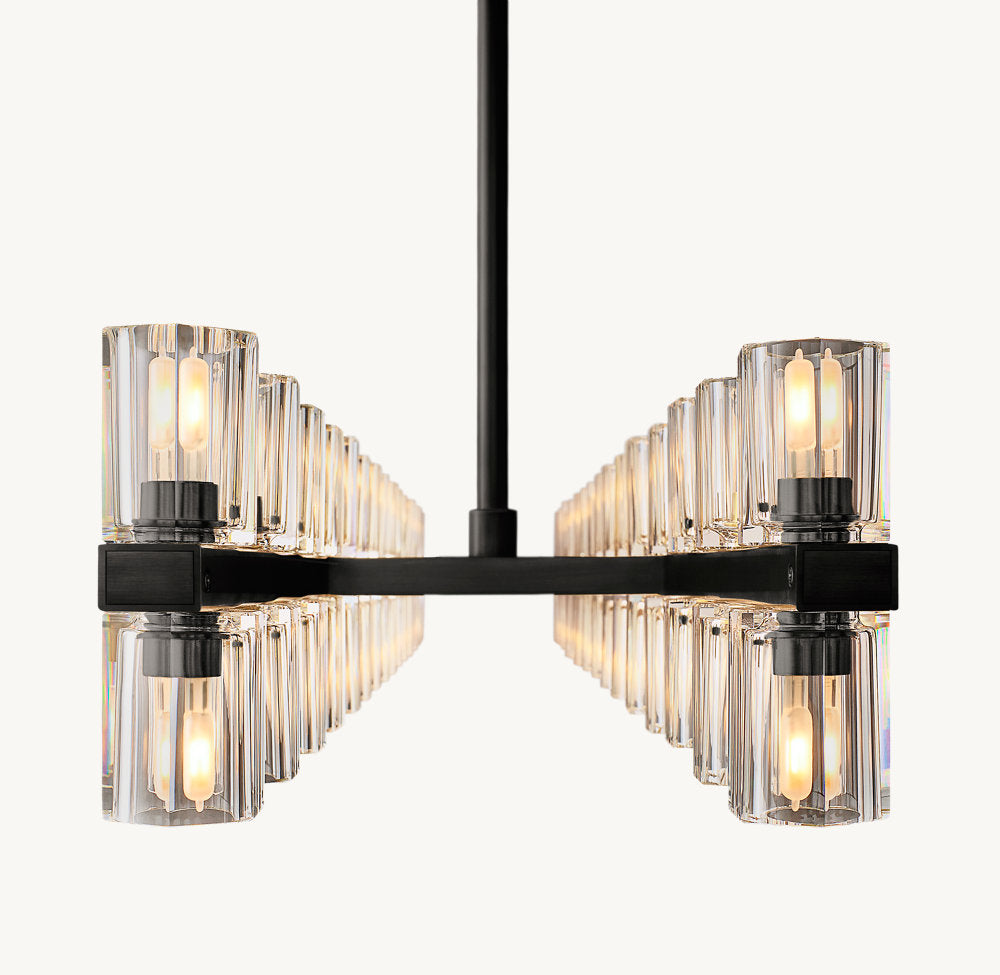 ARCACHON LED RECTANGULAR CHANDELIER 72"
