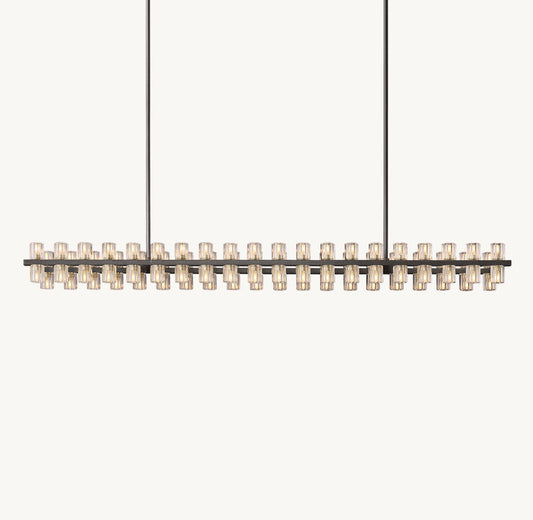 ARCACHON LED RECTANGULAR CHANDELIER 72"