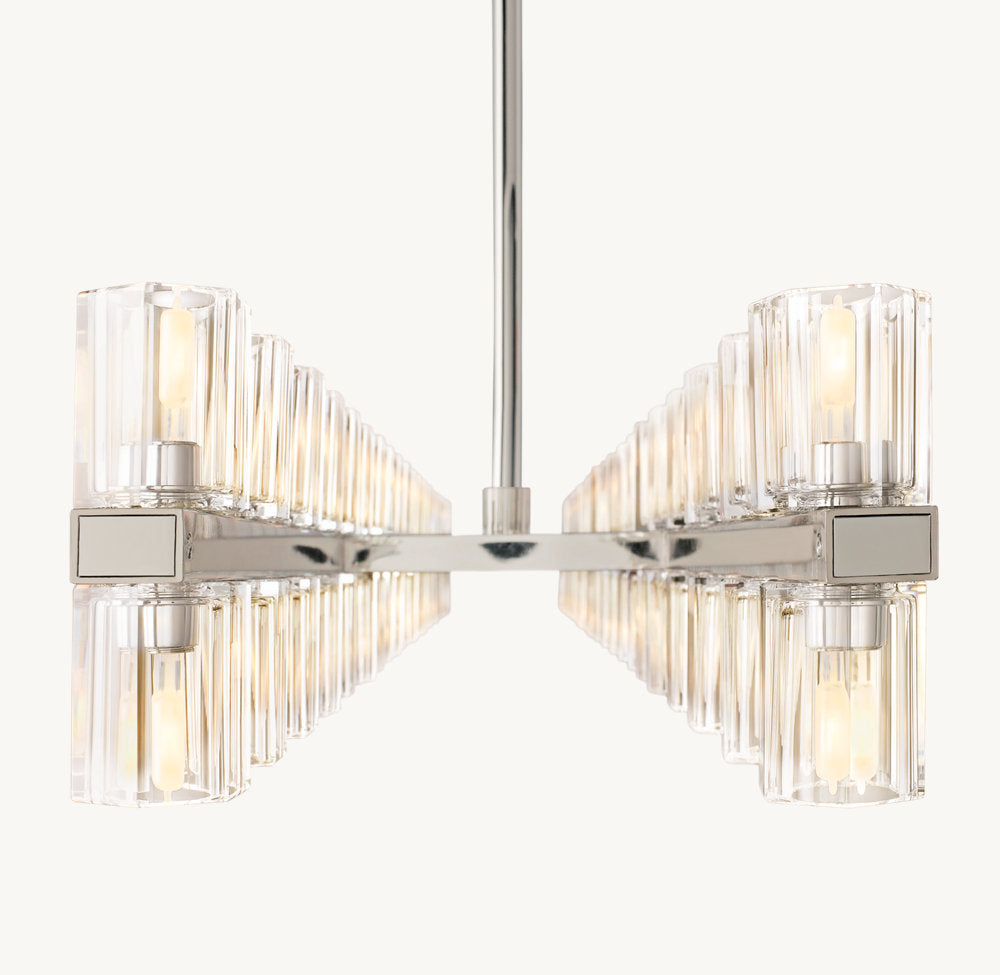 ARCACHON LED RECTANGULAR CHANDELIER 72"