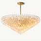 CHIARA CLEAR GLASS TIERED ROUND CHANDELIER 62"