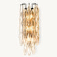 CHIARA CLEAR GLASS GRAND SCONCE