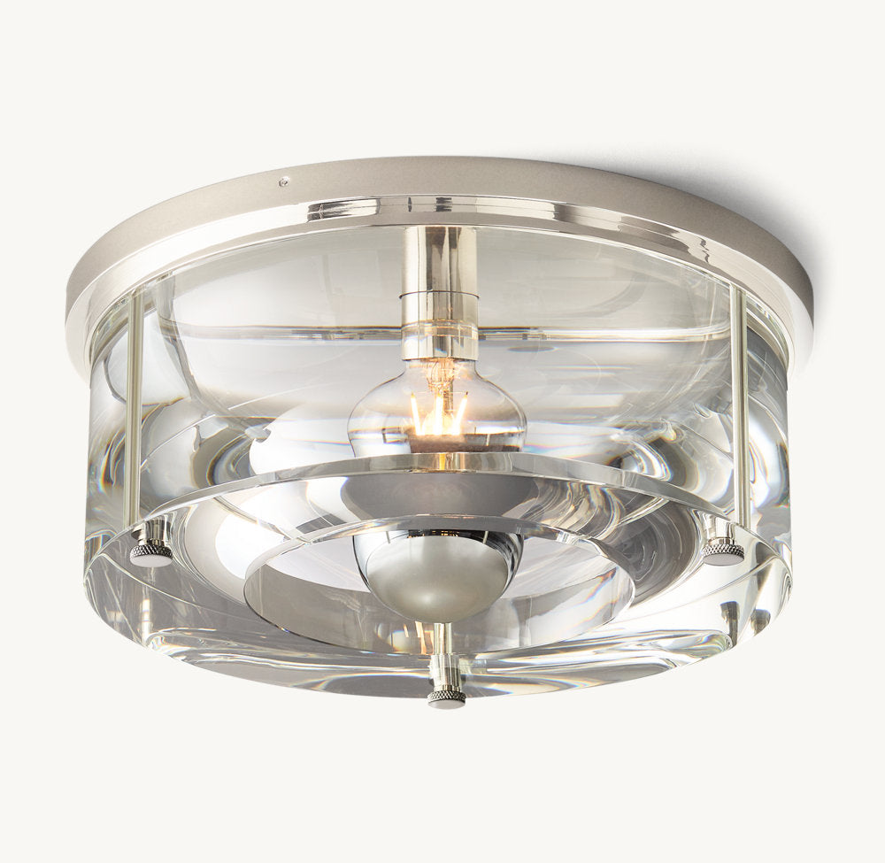 SAVILE ROUND FLUSHMOUNT