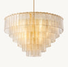 SIRENE CLEAR GLASS ROUND CHANDELIER 41"