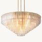 SIRENE CLEAR GLASS ROUND CHANDELIER 52"