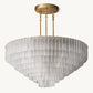 SIRENE CLEAR GLASS ROUND CHANDELIER 52"