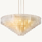 SIRENE CLEAR GLASS ROUND CHANDELIER 65"