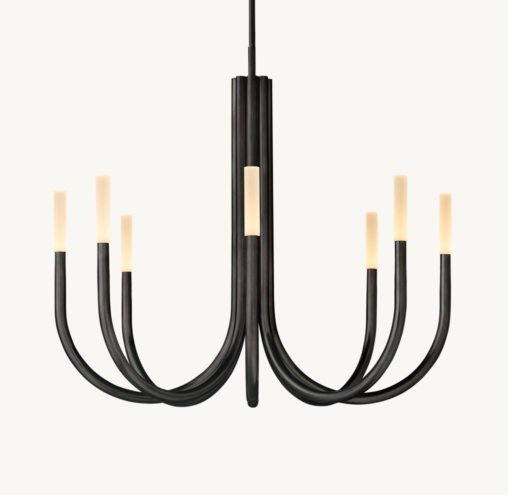 ROUSSEAU ROUND CHANDELIER 38"