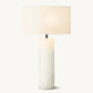 SAREZZO CYLINDRICAL STONE TABLE LAMP