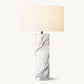 SAREZZO STONE CYLINDRICAL TABLE LAMP