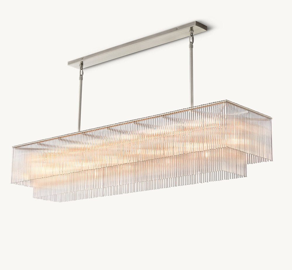 AMADEO RECTANGULAR CHANDELIER 72"