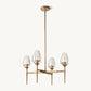 TULIP ROUND CHANDELIER 27"