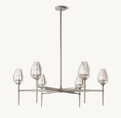 TULIP ROUND CHANDELIER 42"