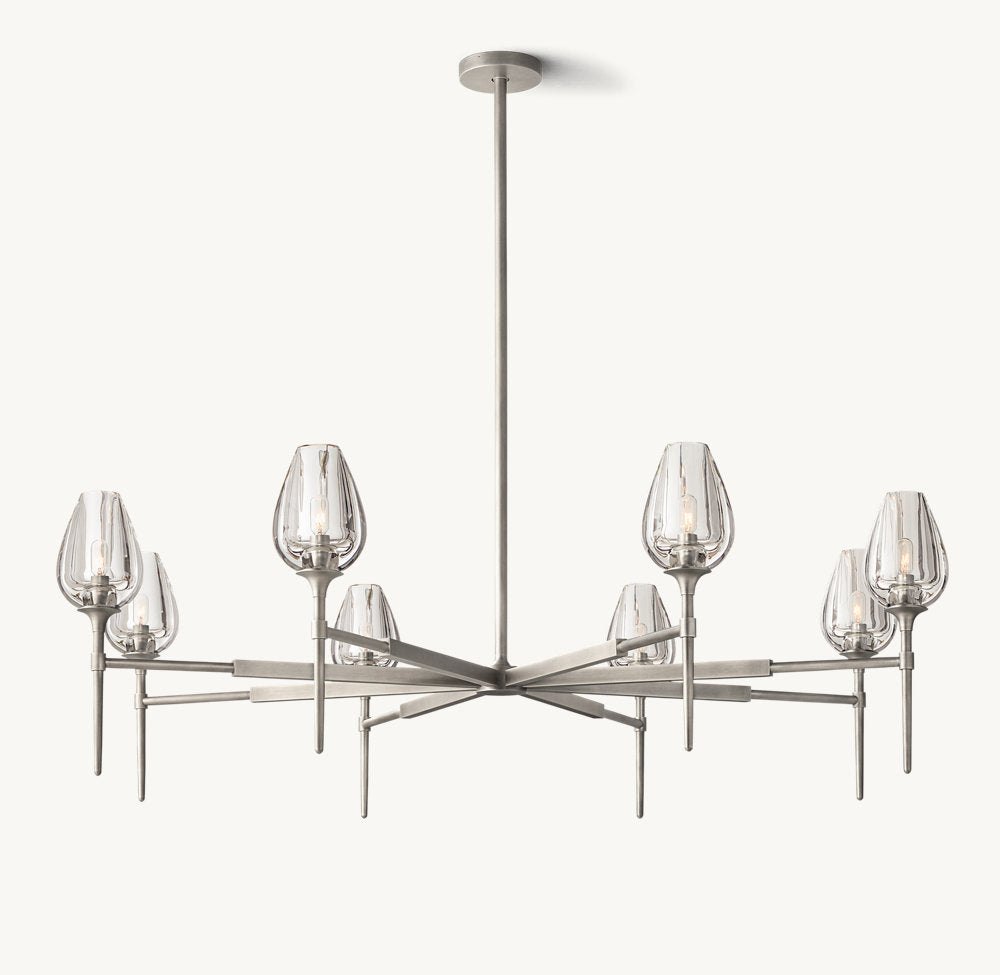 TULIP ROUND CHANDELIER 54"