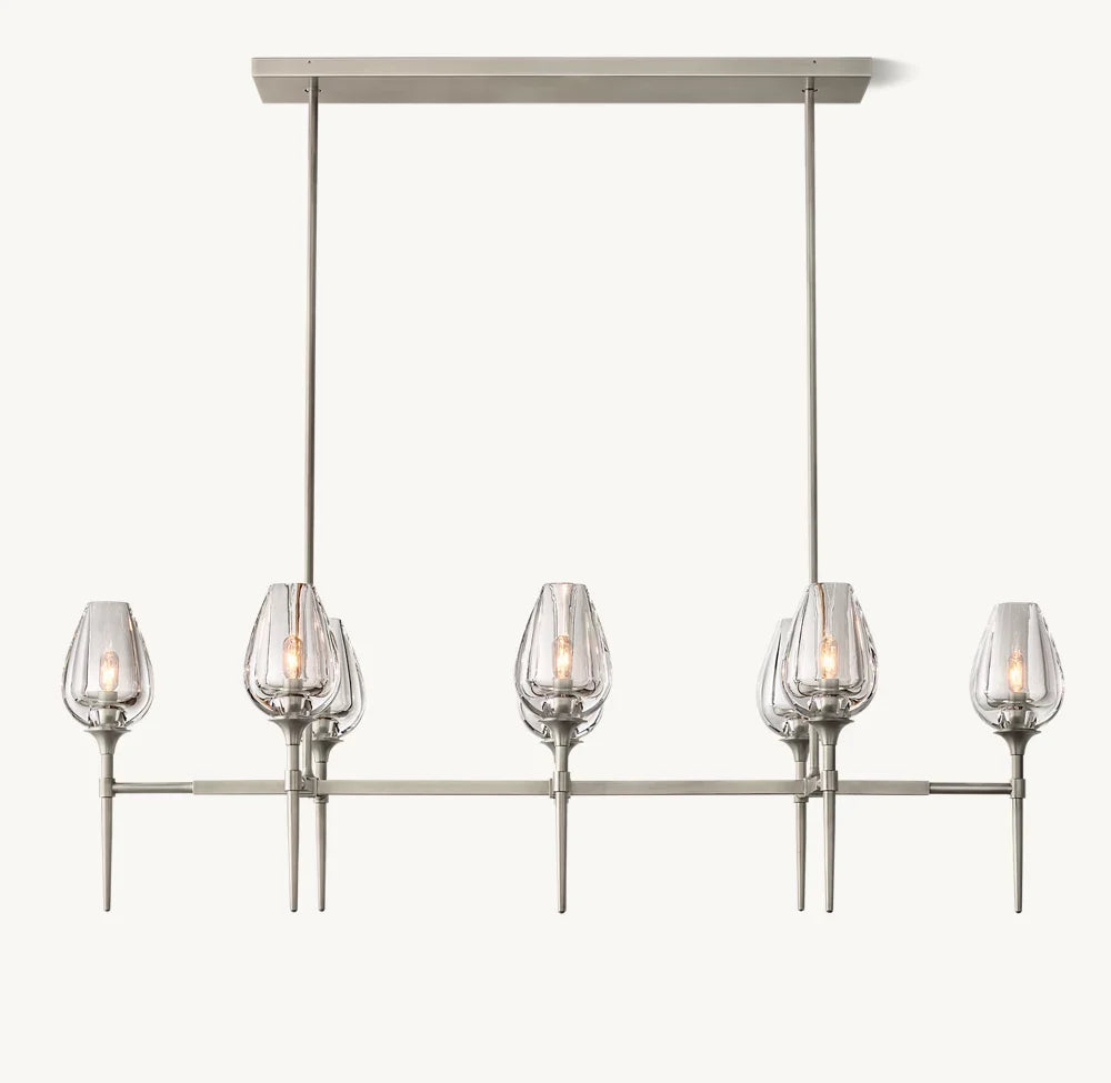 TULIP LINEAR CHANDELIER 52"