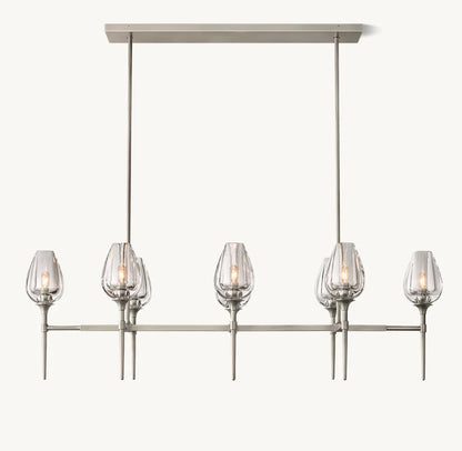 TULIP LINEAR CHANDELIER 52"