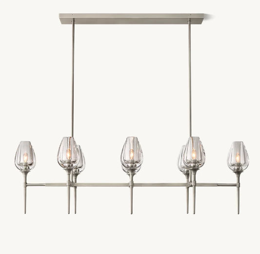 TULIP LINEAR CHANDELIER 52"