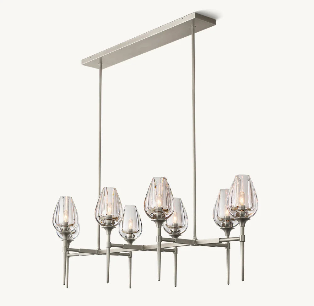TULIP LINEAR CHANDELIER 52"
