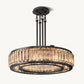 MAURIER ROUND CHANDELIER 37"