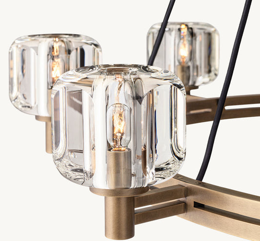 DEMARET ROUND CHANDELIER 48"