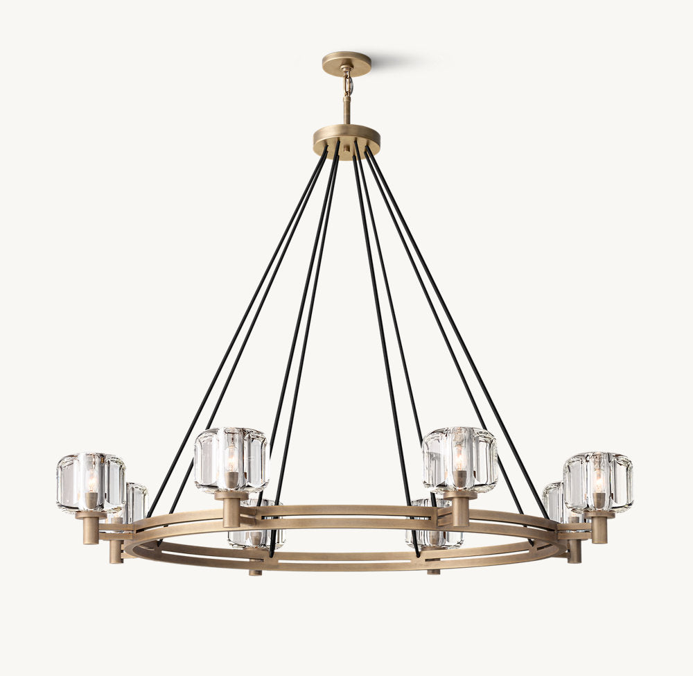 DEMARET ROUND CHANDELIER 48"