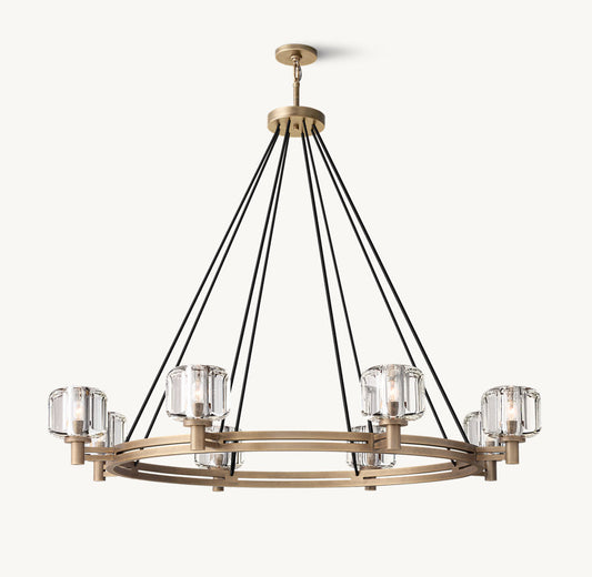 DEMARET ROUND CHANDELIER 48"