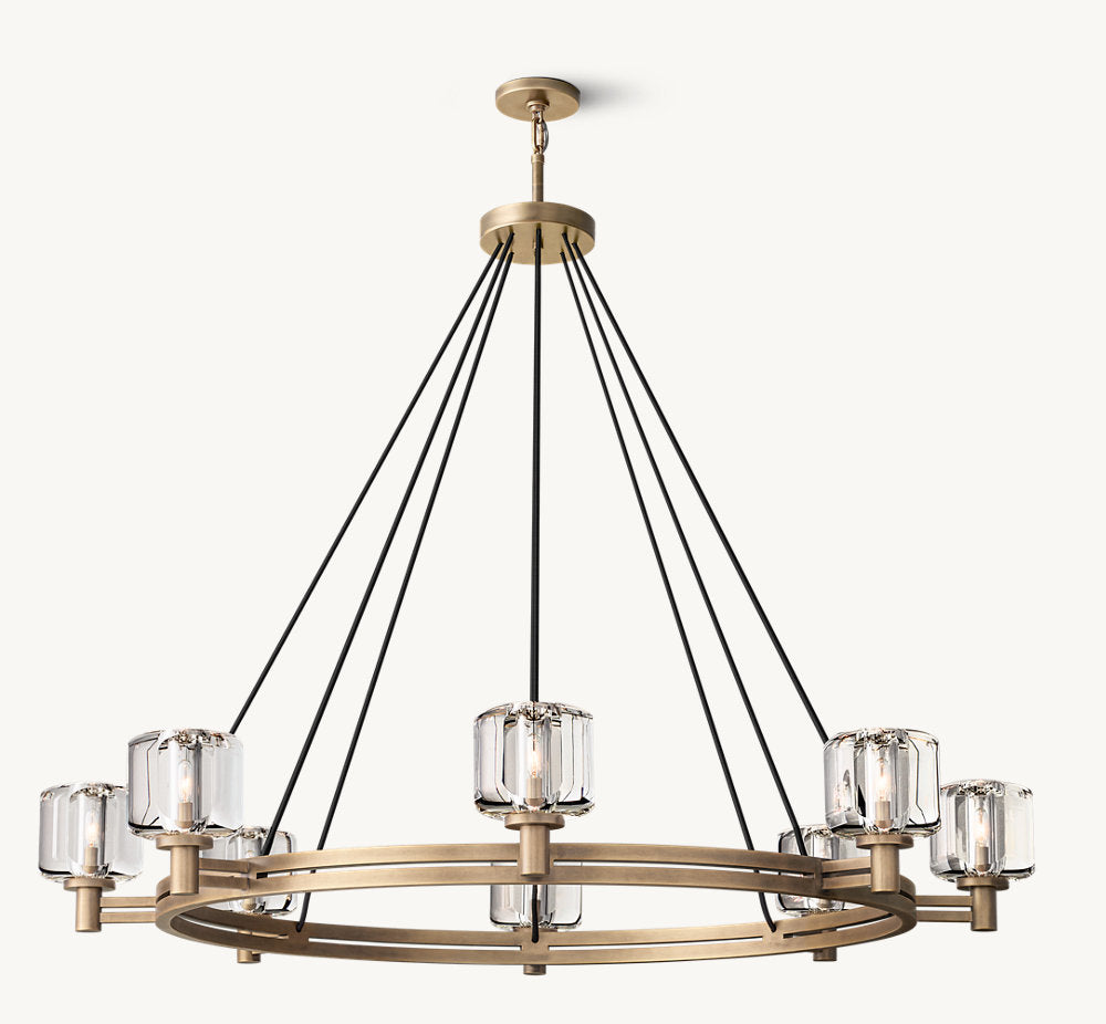 DEMARET ROUND CHANDELIER 48"