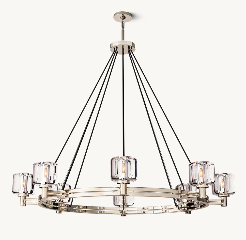 DEMARET ROUND CHANDELIER 48"