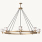 DEMARET ROUND CHANDELIER 60"