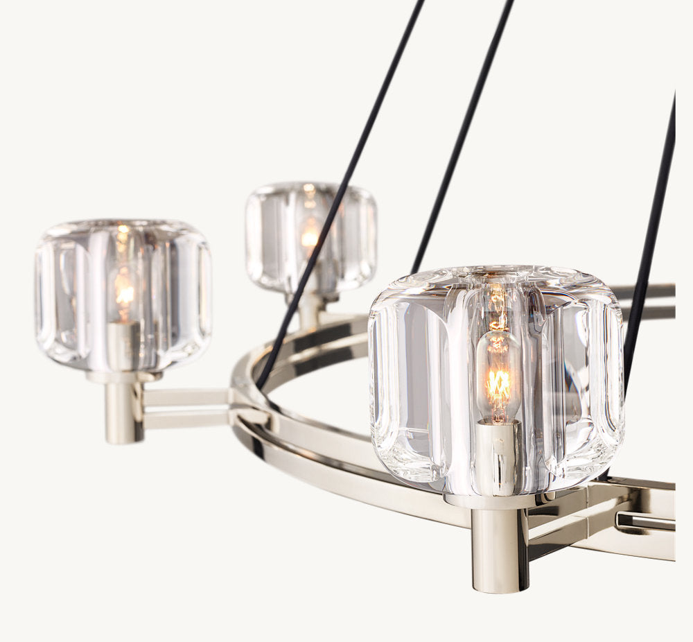 DEMARET ROUND CHANDELIER 60"