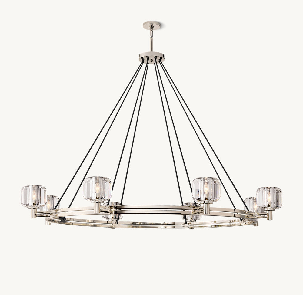 DEMARET ROUND CHANDELIER 60"