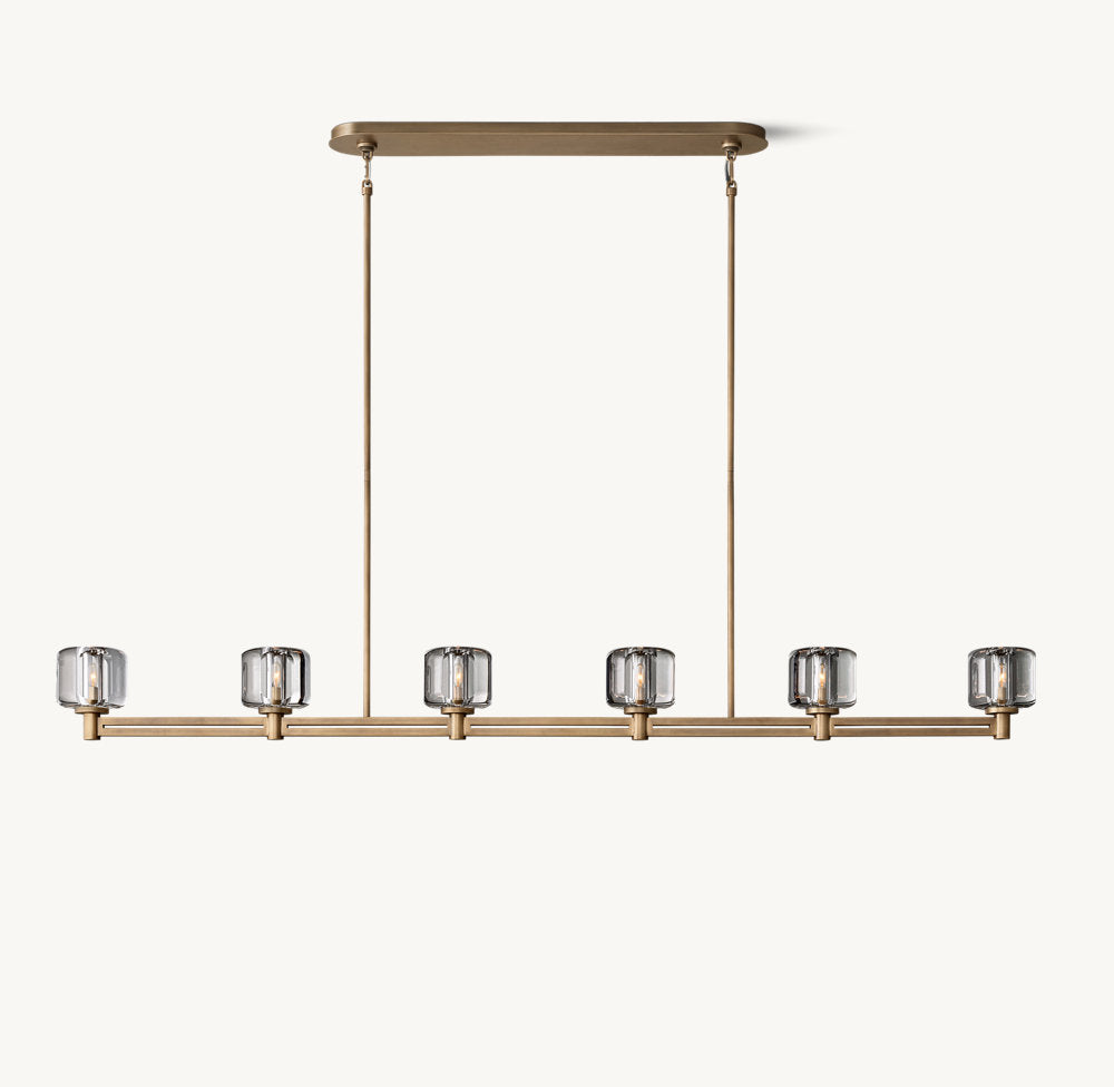 DEMARET LINEAR CHANDELIER 72"