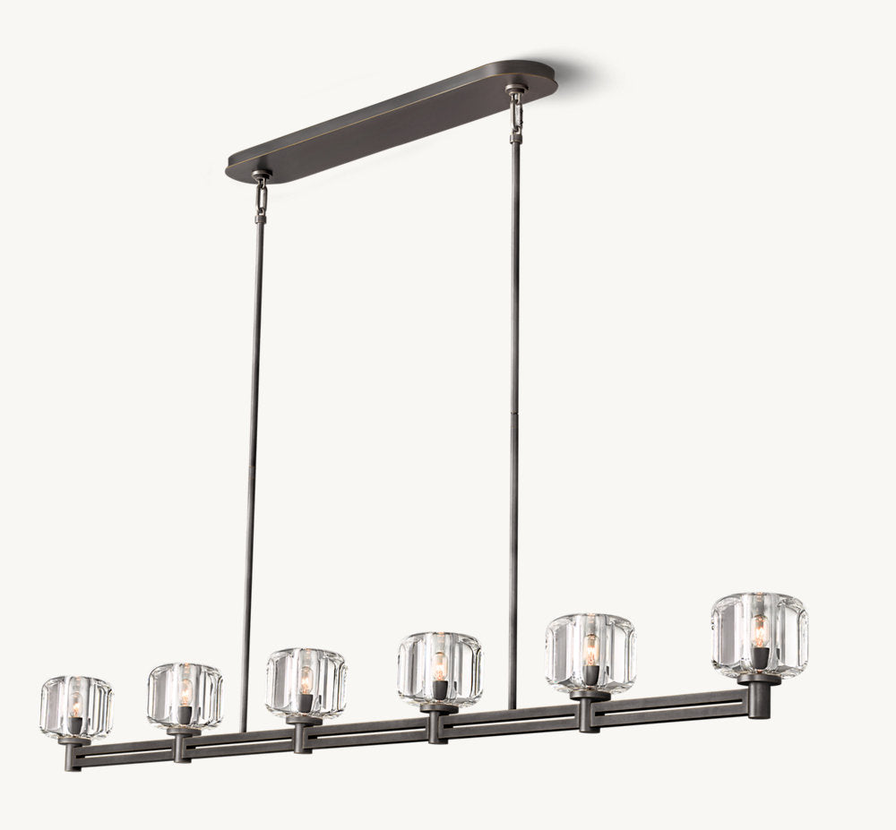 DEMARET LINEAR CHANDELIER 72"