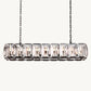 HARLOW CRYSTAL RECTANGULAR CHANDELIER 62"