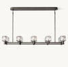 DEMARET DOUBLE LINEAR CHANDELIER 54"