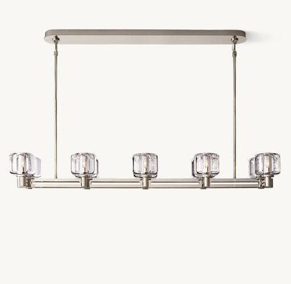 DEMARET DOUBLE LINEAR CHANDELIER 54"
