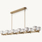 DEMARET DOUBLE LINEAR CHANDELIER 72"