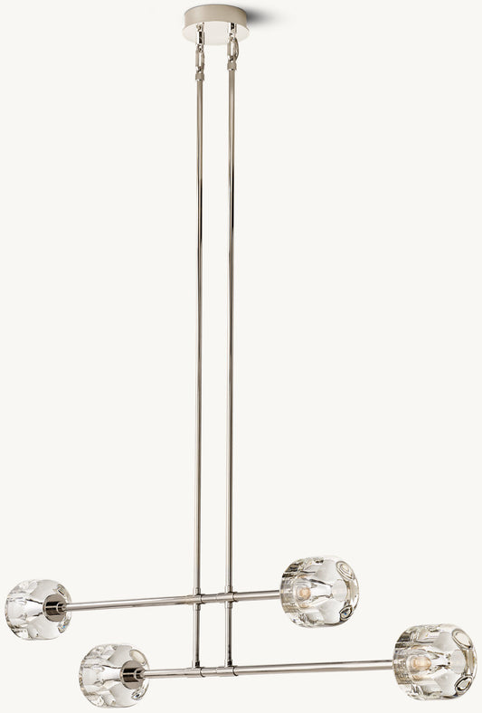 DEMARET MOBILE LINEAR CHANDELIER 54"