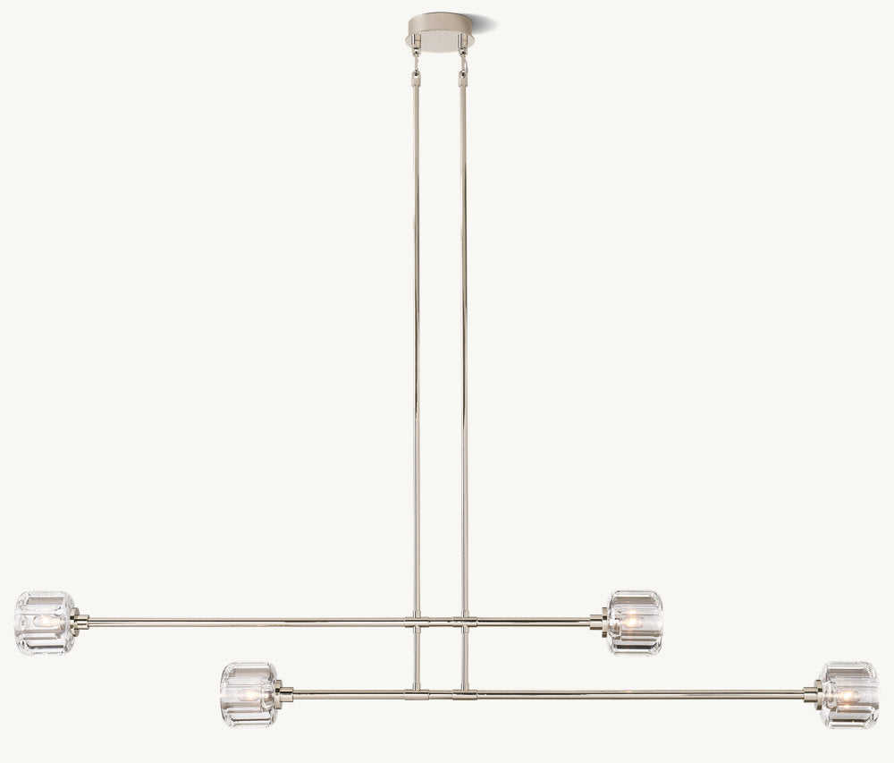 DEMARET MOBILE LINEAR CHANDELIER 72"