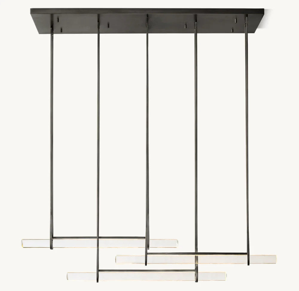 AUDUBON TRIPLE BAR LINEAR CHANDELIER