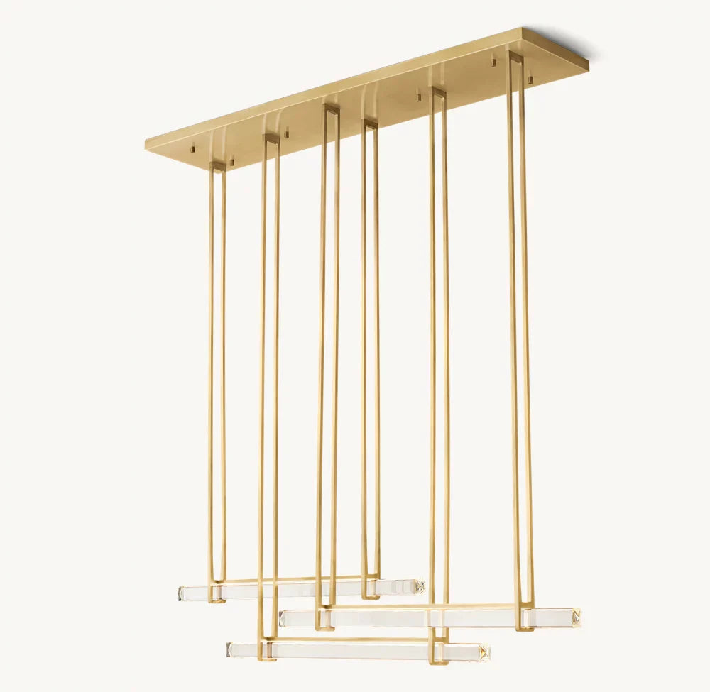 AUDUBON TRIPLE BAR LINEAR CHANDELIER