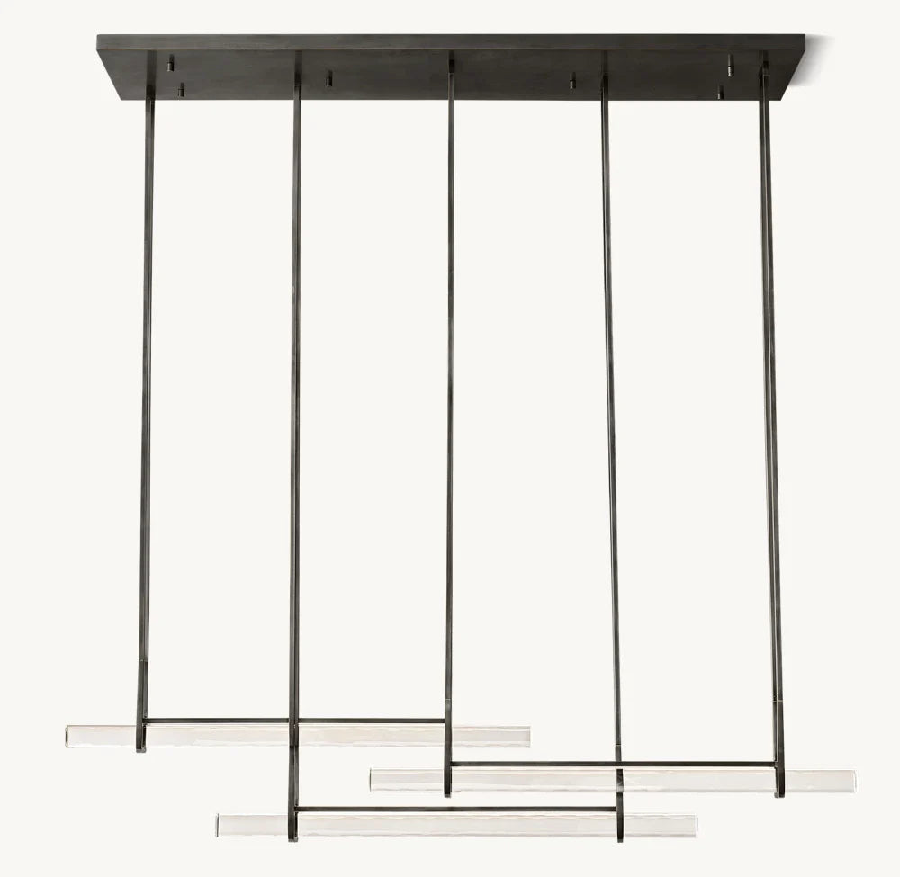 AUDUBON TRIPLE BAR LINEAR CHANDELIER