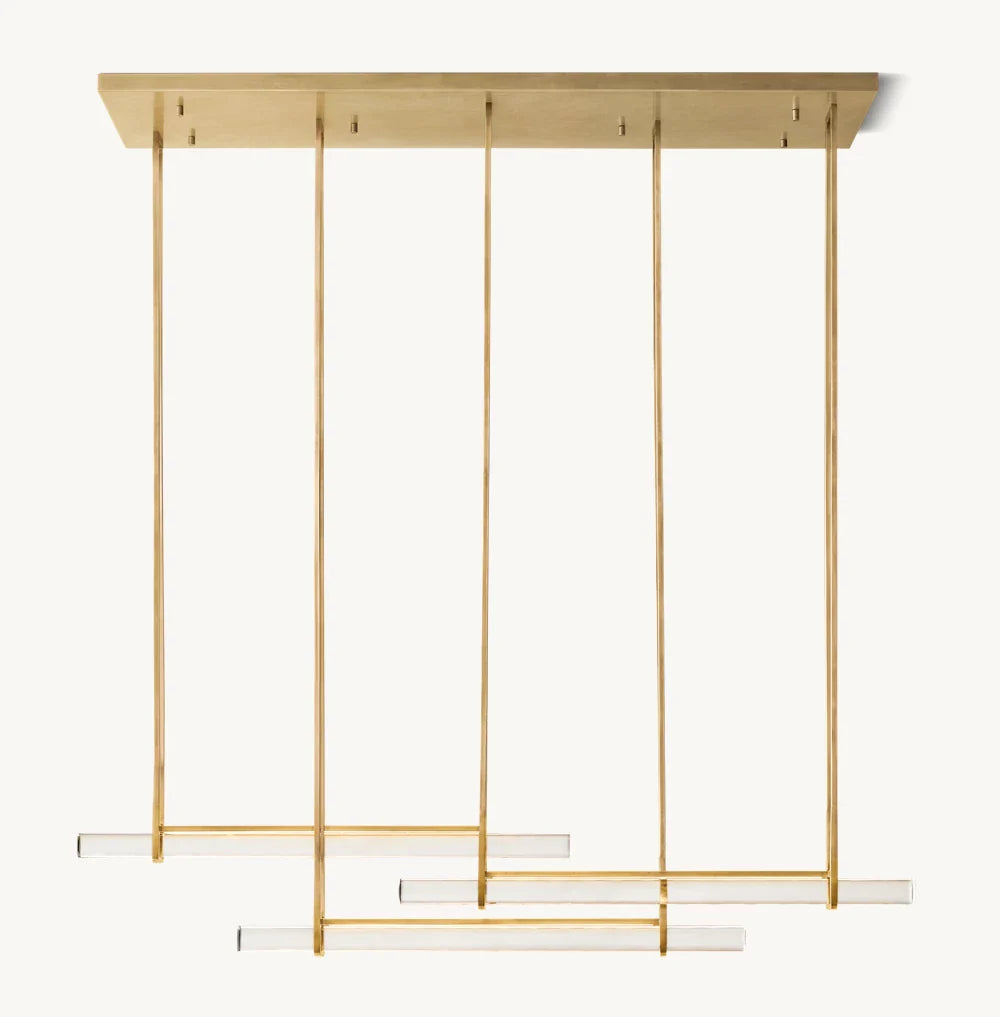 AUDUBON TRIPLE BAR LINEAR CHANDELIER