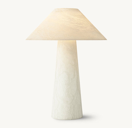 MYCENA ROUND STONE TABLE LAMP