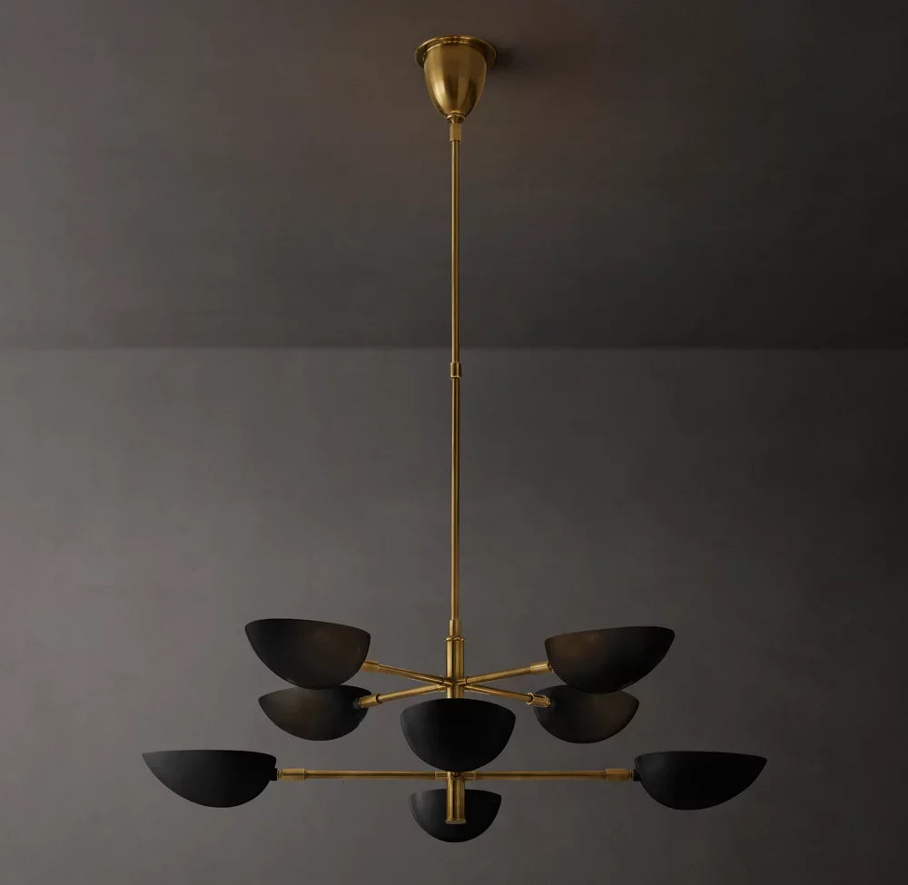 GRAPHIC CHANDELIER 38"