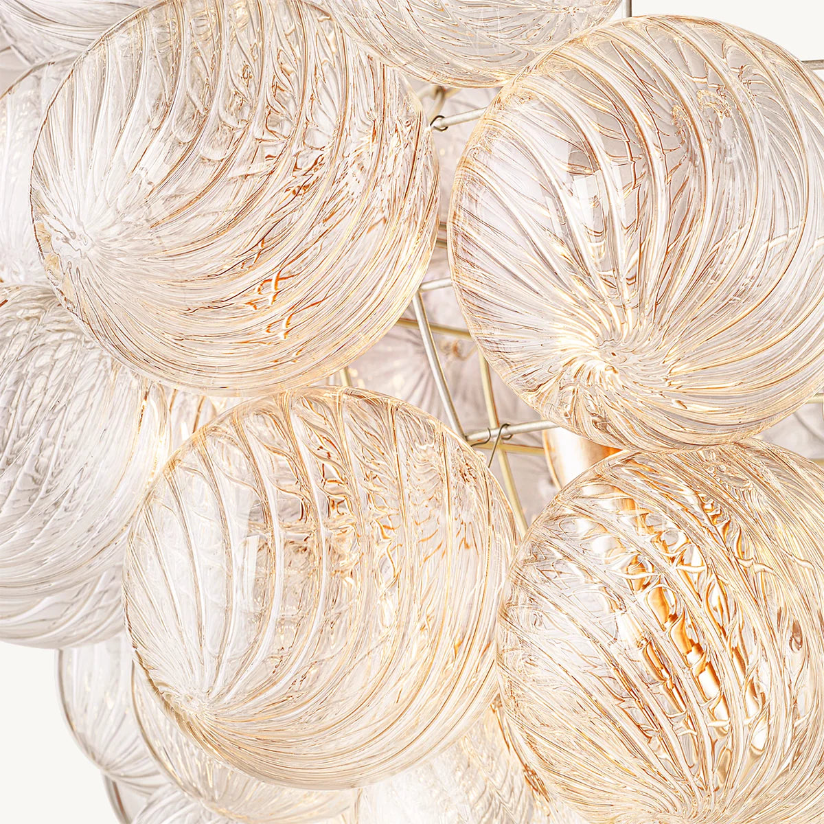 Talia Glass Ball Chandelier 38"