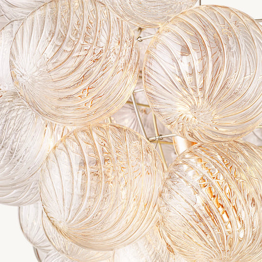 Talia Glass Ball Chandelier 38"