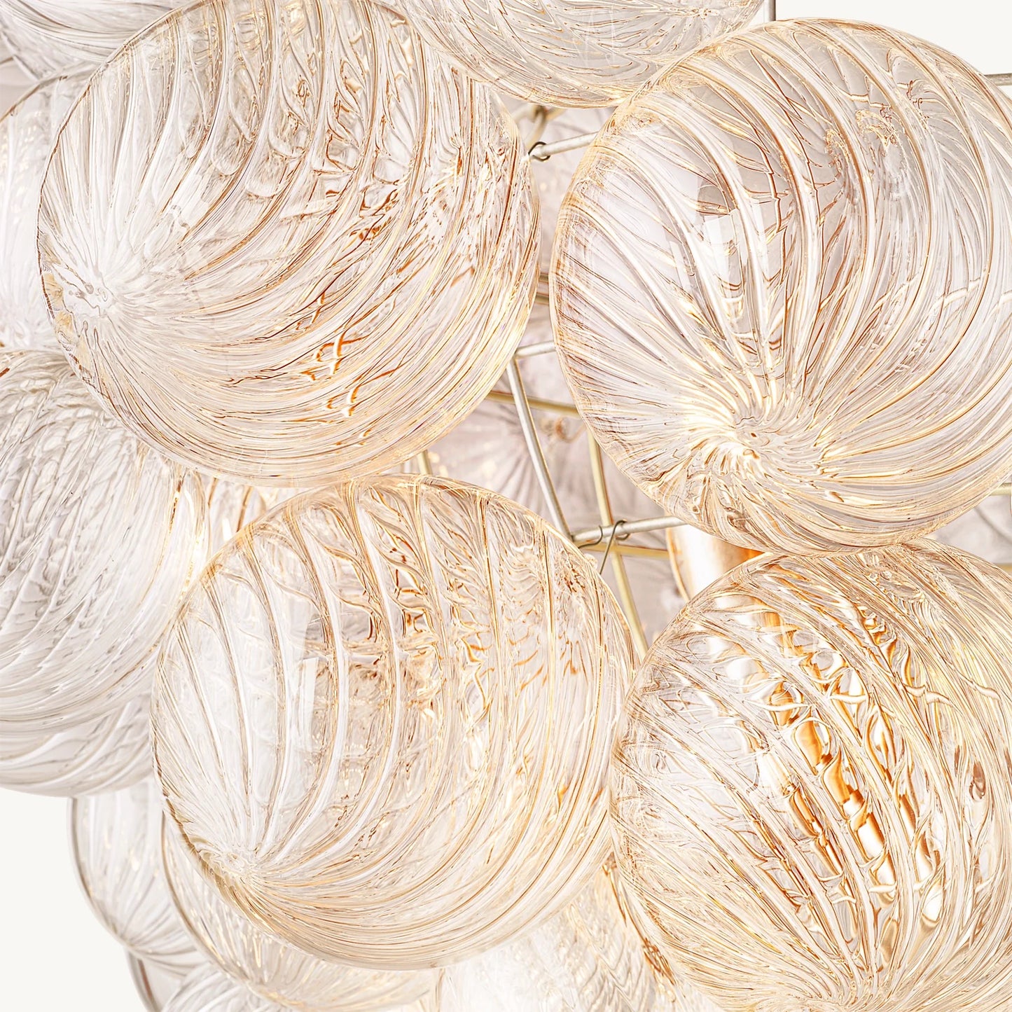 Talia Glass Ball Chandelier 24"