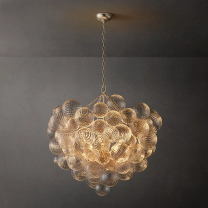 Talia Glass Ball Chandelier 38"