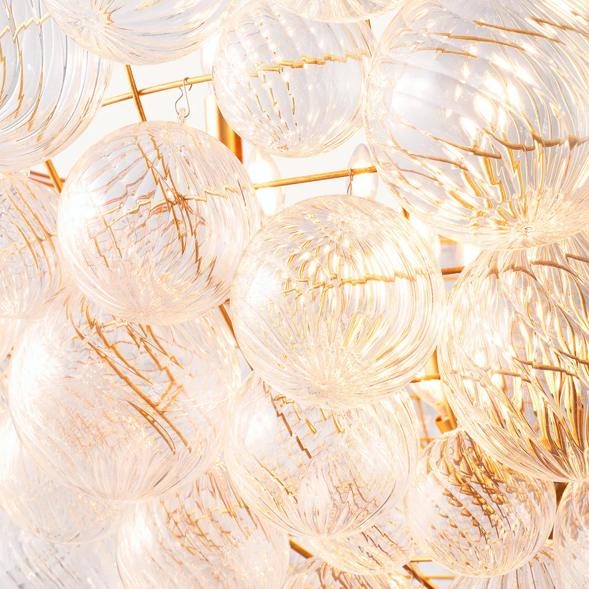 Talia Glass Ball Chandelier 66"